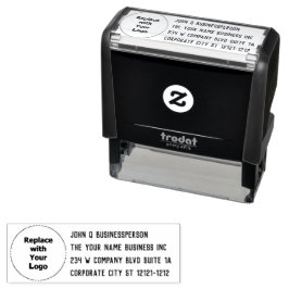 Zakelijke Logo Eenvoudige Aangepaste Afdichting | Zelfinktende Stempel