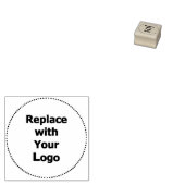 Zakelijke Logo Eenvoudige Gemakkelijke DIY Custom  Rubberstempel (Gestempeld)