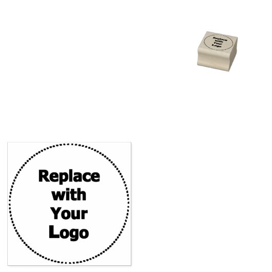 Zakelijke Logo Eenvoudige Gemakkelijke DIY Custom  Rubberstempel (Gestempeld)