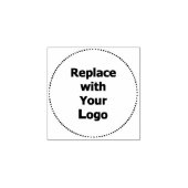 Zakelijke Logo Eenvoudige Gemakkelijke DIY Custom  Rubberstempel (Afrduk)