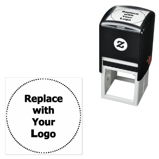 Zakelijke Logo Eenvoudige Gemakkelijke DIY Custom  Zelfinktende Stempel (In situ)