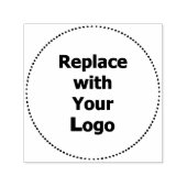 Zakelijke Logo Eenvoudige Gemakkelijke DIY Custom Zelfinktende Stempel (Design)