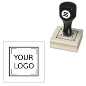 ZAKELIJKE LOGO EENVOUDIGE MINIMALE BEDRIJFSVOERING RUBBERSTEMPEL (Gestempeld)