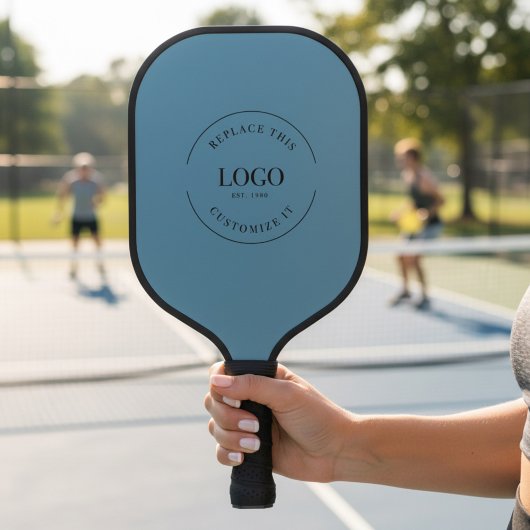 Zakelijke logo Eenvoudige Promotie Blauw Aangepast Pickleball Paddle