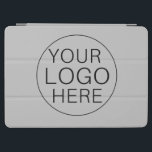 Zakelijke Logo | Elegant Modern Gray Professional iPad Air Cover<br><div class="desc">Zakelijke Logo | Elegant moderne grijze professionele iPad-luchtafdekking . Een eenvoudige aangepaste, elegante iPad Air Cover-sjabloon in een moderne, minimalistische stijl die eenvoudig kan worden aangepast met uw logo. Als je hulp nodig hebt bij het personaliseren van dit product, kun je contact met me opnemen via de onderstaande berichtbutton en...</div>