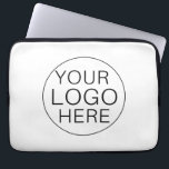 Zakelijke Logo | Elegant Modern Professional Laptop Sleeve<br><div class="desc">Zakelijke Logo | Elegant moderne professionele laptophoes. Een eenvoudige, op maat gemaakte, elegante laptop beschermt de sjabloon in een moderne, minimalistische stijl die eenvoudig kan worden aangepast met uw logo. Als je hulp nodig hebt bij het personaliseren van dit product, kun je contact met me opnemen via de onderstaande berichtbutton...</div>
