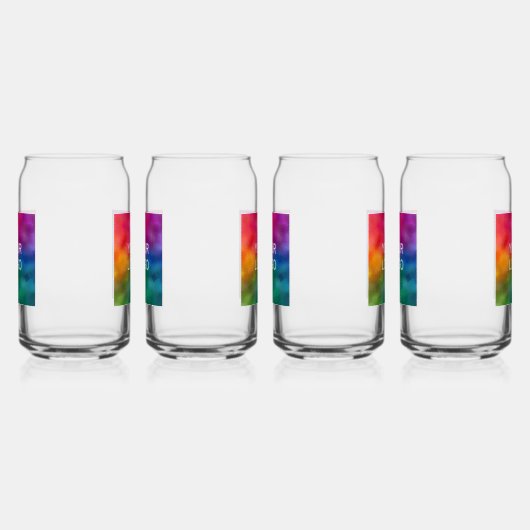 Zakelijke Logo Elegante moderne eenvoudige Sjabloo Blikvorm Glas (Rechts)