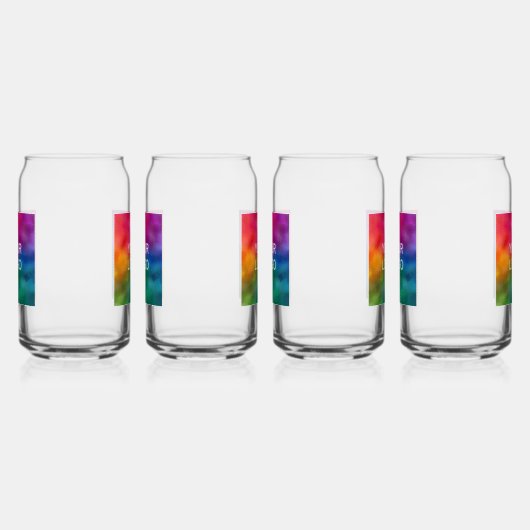 Zakelijke Logo Elegante moderne eenvoudige Sjabloo Blikvorm Glas (Links)