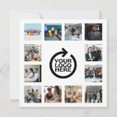 Zakelijke Logo en 12 Fotosjabloon gepersonaliseerd (Voorkant)