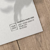 ZAKELIJKE LOGO EN ADRESACTIVITEITEN RUBBERSTEMPEL