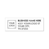 ZAKELIJKE LOGO EN ADRESACTIVITEITEN  ZELFINKTENDE STEMPEL (Design)