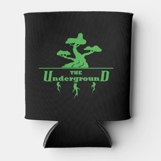 Zakelijke Logo en adresblikhouder Blikjeskoeler (Voorkant)