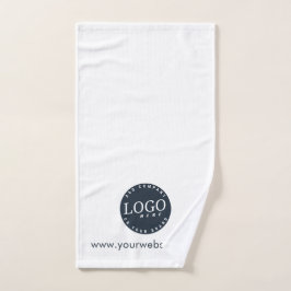 Zakelijke Logo en bedrijfscliënten toevoegen Handdoek