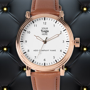 Zakelijke Logo en bedrijfsnaam Merkpromotie Horloge