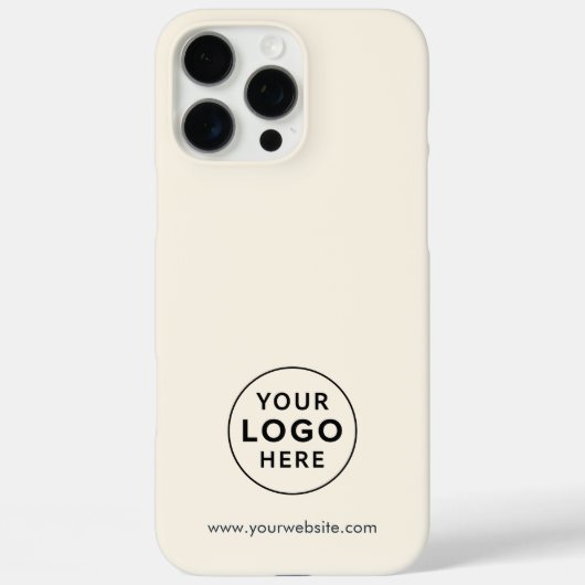 Zakelijke Logo en Bedrijfswebsite Adres Medewerker Case-Mate iPhone Case (Achterkant)