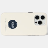 Zakelijke Logo en Bedrijfswebsite Medewerkers Case-Mate iPhone Case (Achterkant (horizontaal))