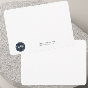 Zakelijke Logo en medewerkers van het bedrijf toev Bedankkaart