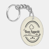 Zakelijke Logo en QR-code dubbelzijdig Sleutelhanger (Voorkant Links)