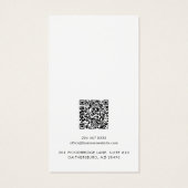 Zakelijke Logo en QR Code Oorbel Display Kaart (Achterkant)