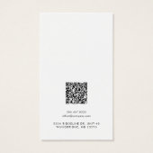 Zakelijke Logo en QR Code Oorbel Display Kaart (Achterkant)