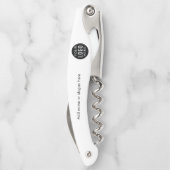 Zakelijke Logo en slogan Promotionele swag Kurkentrekker (Achterkant)