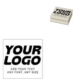 Zakelijke Logo en tekst Rubberstempel (Gestempeld)