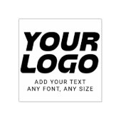 Zakelijke Logo en tekst Rubberstempel (Afrduk)