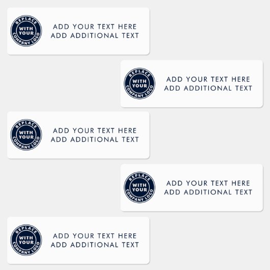 Zakelijke Logo en tekstmedewerkers toevoegen Labels (Groep)