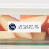 Zakelijke Logo en tekstmedewerkers toevoegen Labels (Aangebracht)