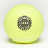 Zakelijke Logo en website Company Employee Custom Tennisballen (Voorkant)