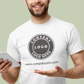Zakelijke Logo en website Company Employee Custom Tri-Blend Shirt