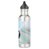 Zakelijke Logo en website Holografische medewerker Waterfles (Rechts)