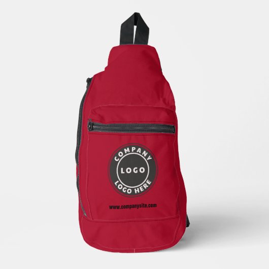 Zakelijke Logo en website Medewerker Swag elke kle Sling Bag (Voorkant)