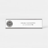 Zakelijke Logo en Website Professional Bureau Naambordje (Voorkant)