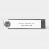 Zakelijke Logo en Website Professional Bureau Naambordje (Voorkant)