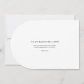 Zakelijke Logo en zakelijke website bedankkaart Kaart (Achterkant)