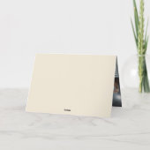 Zakelijke Logo Foto Kerst Feestdagen Kaart (Achterkant)