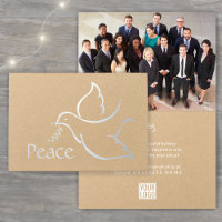 Zakelijke Logo & Foto Peace Christmas Dove Holiday