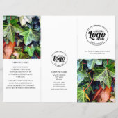 Zakelijke Logo & foto Trifold Brochure (Voorkant)