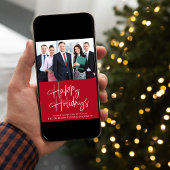 Zakelijke Logo Foto Zakelijke Kerstdagen Feestdagenkaart