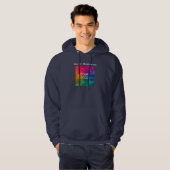 Zakelijke Logo Front Design Navy Blue Mannen Basic Hoodie (Voorkant volledig)