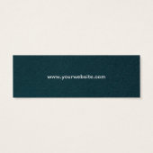 Zakelijke Logo Gepersonaliseerde tekst Label Hang  Mini Visitekaartjes (Achterkant)