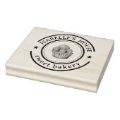 Zakelijke Logo | Grote gepersonaliseerde zelfgemaa Rubberstempel (Stempel)