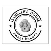 Zakelijke Logo | Grote gepersonaliseerde zelfgemaa Rubberstempel (Afrduk)