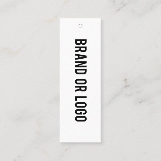 Zakelijke Logo Hang Label Kleding Label Swing (Voorkant)