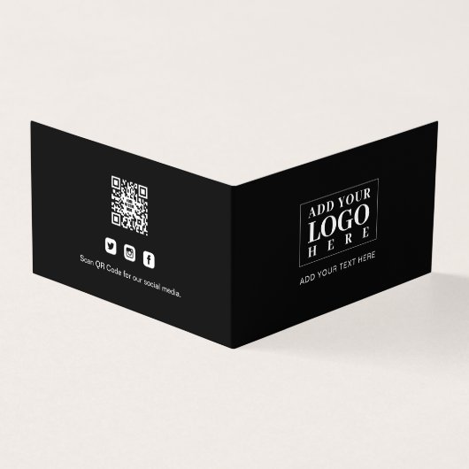 Zakelijke Logo Hang Label Swing Care Details Gevou Kaart (Buitenkant)