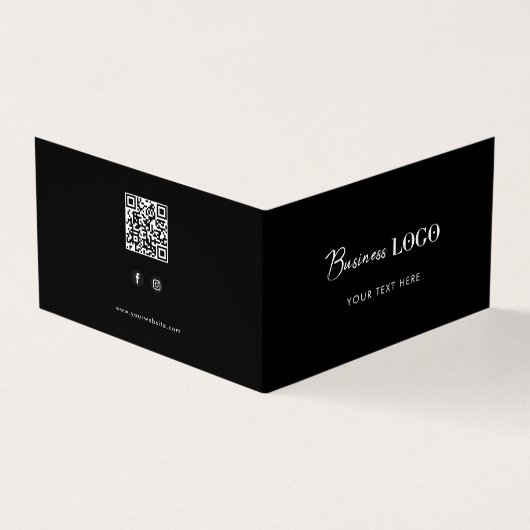 Zakelijke Logo Hang Label Swing Care Details Gevou Visitekaartje (Buitenkant)