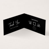 Zakelijke Logo Hang Label Swing Care Details Gevou Visitekaartje (Binnen)