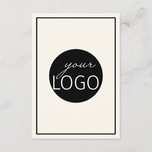 Zakelijke Logo - Hartelijk dank - Kaart pakket inv (Achterkant)