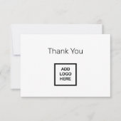 Zakelijke Logo - Hartelijk dank voor creditcards Bedankkaart (Voorkant)